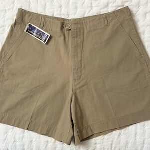 Vintage PATAGONIA 1986 Cotton Khaki Shorts 4 BIG POCKETS Women's Size 16 Hiking